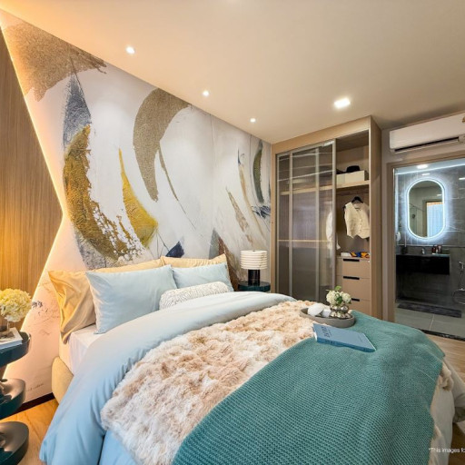 Aquarous Jomtien Pattaya, Двуспальная квартира - 79,75 м²