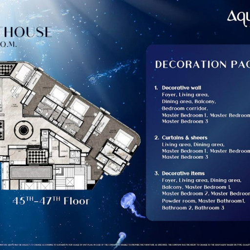Aquarous Jomtien Pattaya, Пентхаус - 315 м²