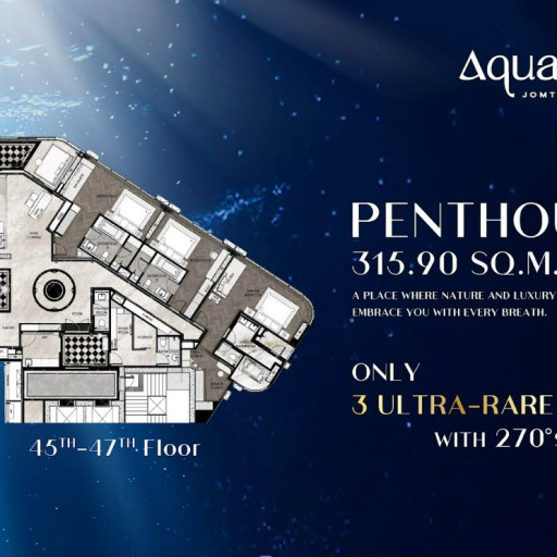 Aquarous Jomtien Pattaya, Пентхаус - 315 м²